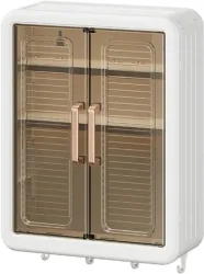 Sorath Plastic Crockery Cabinet (Finish Color - White, DIY(Do-It-Yourself))