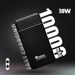 SoRoo 10000 mAh 18 W Ultra Compact Pocket Size Power Bank 