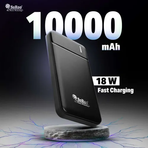 Image of Soroo Future 10000 mAh 18 W Compact Pocket Size Power Bank 