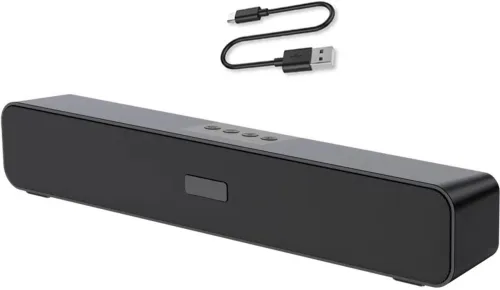 Image of Soroo Future New 2024 Smart Soundbar Dolby Atmos Sound with High Bass Wireless Speaker 16 W Bluetooth Home Theatre (Blac