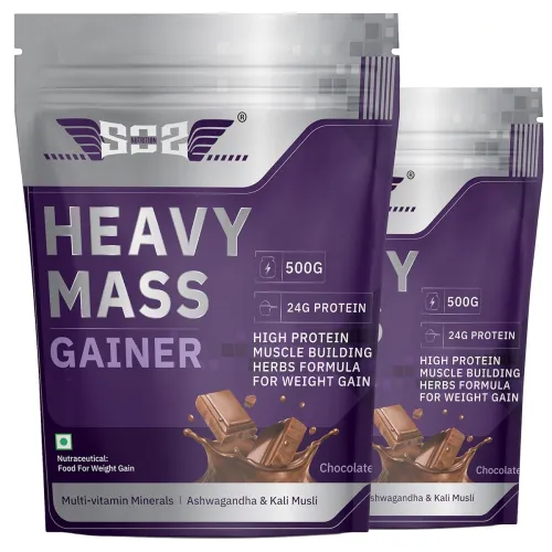 Image of SOS Nutrition Heavy Mass Gainer 1 Kg