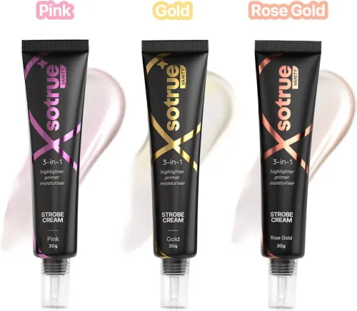 Image of Sotrue Strobe Cream Combo-30g each (Primer+Moisturizer+ Highlighter)