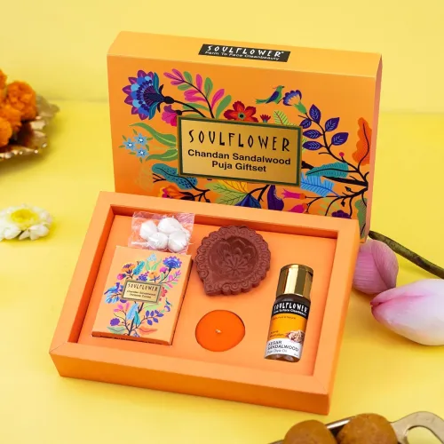 Image of Soulflower Chandan Divine Puja Gift Set 