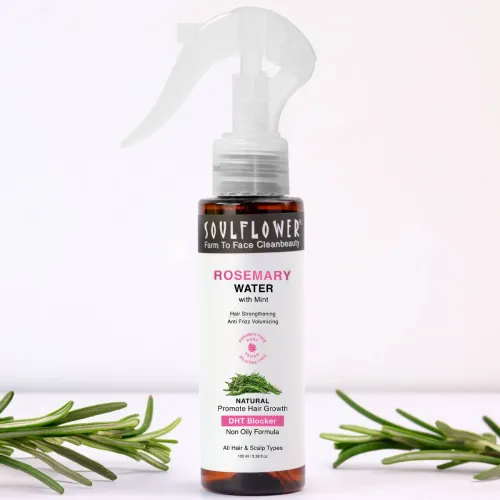 Image of Soulflower Rosemary Water Spray for Hair Growth