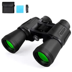 Sounce 10x50 Binoculars for Long Distance | HD Binocular for Adults | BAK4 Prism FMC Green Coated | Bird Watching Wildli