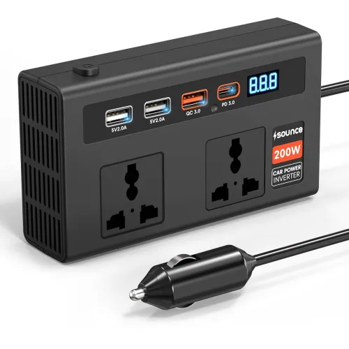 Image of Sounce 200W Car Power Inverter