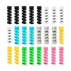 Sounce 25 Pcs Spiral Cable Protectors