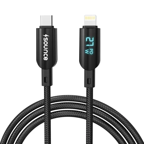 Image of Sounce 27W Type-C to Lightning Fast Charging Cable 