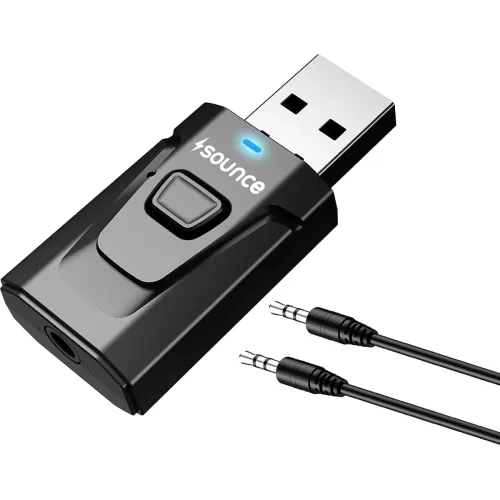 Image of Sounce 2-in-1 Bluetooth 5.0 Transmitter & Receiver Adapter