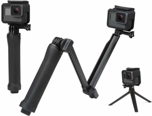 Image of sounce 3Way Monopod Grip Tripod Foldable Selfie Stick,Stabilizer Mount Holder