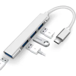 Sounce 4 in 1 Portable USB C Hub Compatible for PC