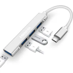 Sounce 4-in-1 USB-C Hub with 4 USB-A Ports