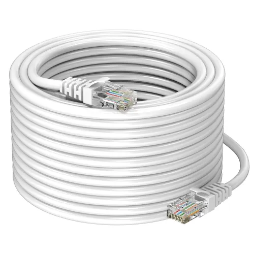 Image of Sounce 40m Cat6 High-Speed Ethernet Cable (White)