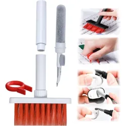 Sounce 5-in-1 Multi-Function Laptop Cleaning Brush/Keyboard Cleaning kit/Gadget Cleaning kit Gap Duster Key-Cap Puller for Laptop, Keyboard and Earphones