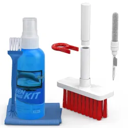 Sounce 8-in-1 Soft Brush Cleaning Kit for Keyboard, Laptop & Camera