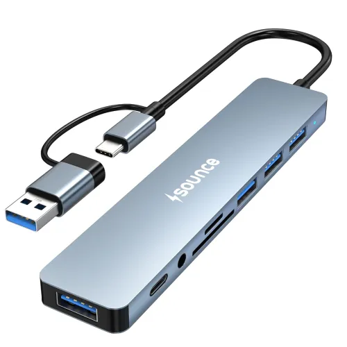 Image of Sounce 8-in-1 USB-C Hub Adapter
