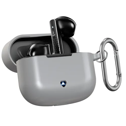 Image of Sounce Silicone Case Cover for boAt Airdopes 91 Prime Grey
