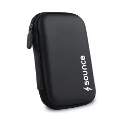 Sounce Hard Disk Drive Pouch case for 2.5\ HDD Cover WD Seagate Slim Sony Dell Toshiba (Black)