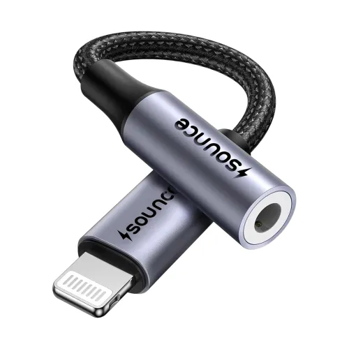 Image of Sounce Lightning to 3.5mm Audio Converter