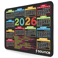 Sounce 9.6x7.9 Inch Ultra Smooth Non Slip Mouse Pad