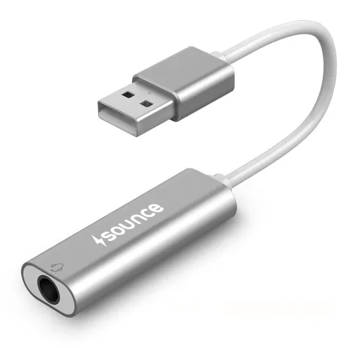 Image of Sounce USB to 3.5mm Audio Jack Adapter