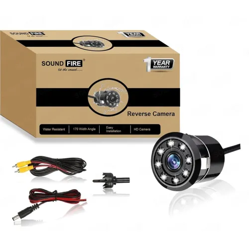 Image of Sound FIRE 2nd Generation HD Rear View Night Vision 170° Perfect View Angle Reverse Vehicle Camera System