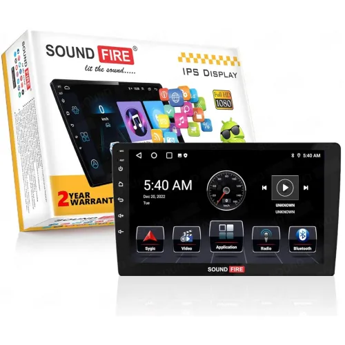 Image of SOUND FIRE 9" Android Car Stereo (2GB/32GB, QLED)