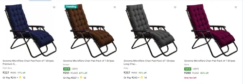 Image of Sovoma Microfiber Chair upto 70% discount 