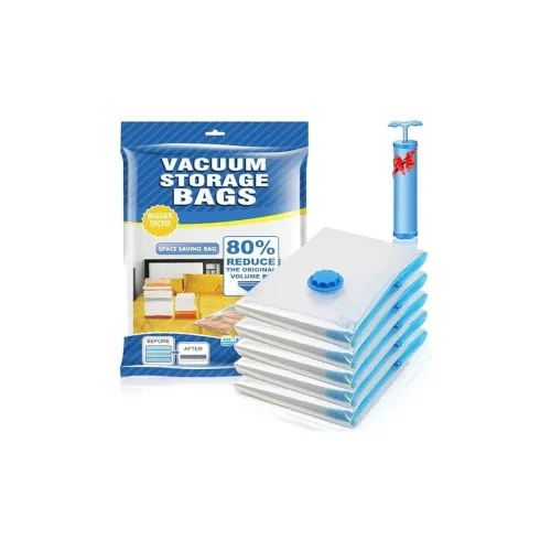 Image of Space Saver Vacuum Storage Bags for Clothes & Blankets (5 Pack)