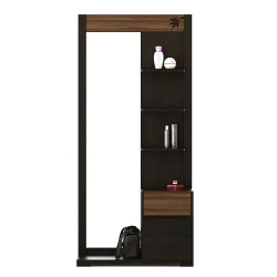 Spacewood Maple Dresser Table With Mirror Oak