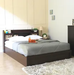 SPACEWOOD Mayflower Engineered Wood Queen Hydraulic Bed, 221 cm x 159 cm