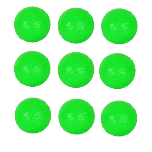 Image of SPANCO Soft Cricket Balls Practice, Training for All Age Group, Recommended for Indoor/Outdoor Street & Beach Cricket