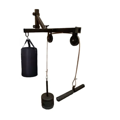 Image of Spanco Wall Mounted Pull Up Bar with Boxing Stand