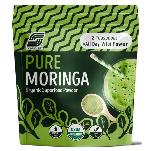 Image of Sparkfusion Organic Moringa Powder 200g, Ayurvedic Superfood