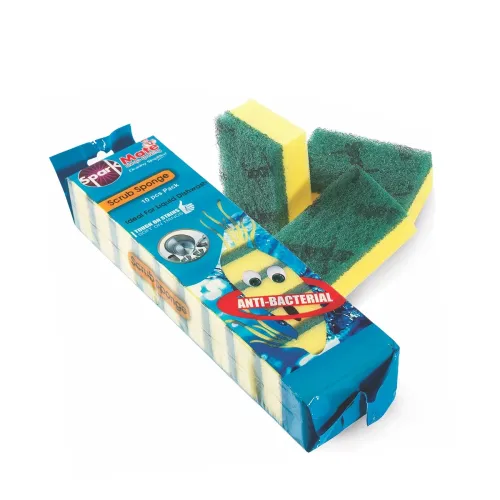 Image of Sparkmate By Crystal Scrub Sponge,Set of 10, 8cm X 5cm