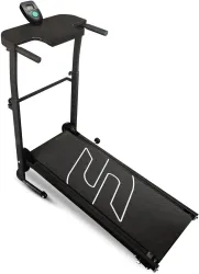 Sparnod STH_550 Manual Foldable Home Treadmill Anti-Skid Belt