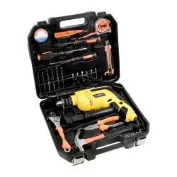 Spartan 34-in-1 Heavy Duty Tool Kit with 650W Drill