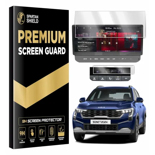 Image of Spartan Shield Screen Guard For NEW KIA SONET 2024