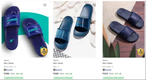 Image of Sparx Men’s Slippers Upto 50% Discount
