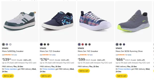 Image of SPARX Men's Sneakers upto 58% Discount