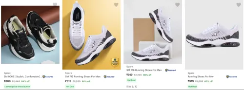 Image of Sparx Men’s Sports Shoes at minimum 60% Discount