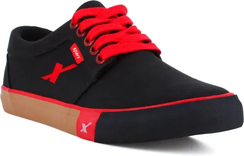 Image of Sparx  SM 175 Sneakers For Men  (Black, Red , 10)