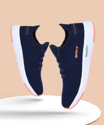 Sparx  SM 482 Running Shoes For Men  (Navy, Orange , 6)