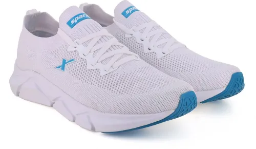 Image of Sparx  SM 680 Running Shoes For Men  (White, Blue , 10)