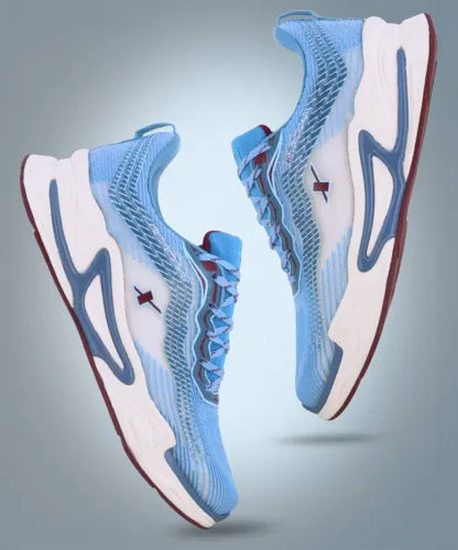 Image of Sparx  SM 904 Running Shoes For Men  (Blue, Maroon , 7)