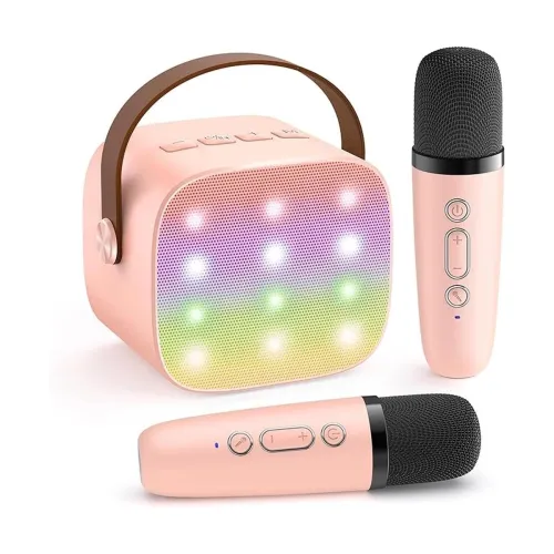 Image of SingStar Karaoke Speaker and Two 2 Wireless Mics for Kids Toddlers Portable Toy for Girls Boys 