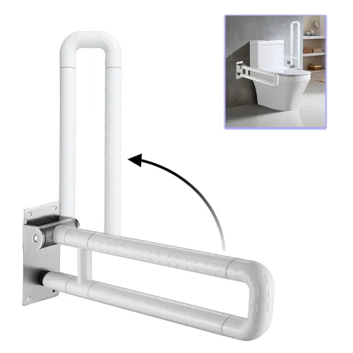 Image of Specule Wall Mounted Flip up Stainless Steel 304 Grab Bar 17 inches