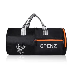 SPENZ Bags Polyester 28L Water Resistant Sports Duffel Gym Bag for Men & Women with Shoe Compartment