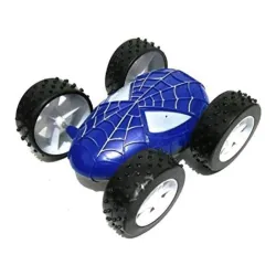 (Pack of 1) Spider Car 6-Inch-Scale Vehicle with Stunt Action Figure, Toys for Kids Ages 2&Up Multicolor(B311)