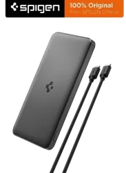 Spigen 10000 mAh 22.5 W Power Bank (Black, Lithium Polymer, Fast Charging for Mobile)